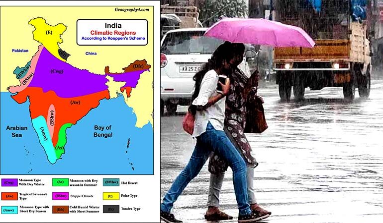 Climatic Region Of India G T Trewartha Objective Ias